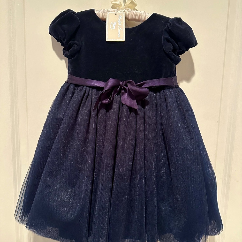 Ralph Lauren Blue label baby girl holiday dress!